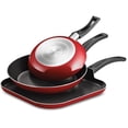 thumbnail image 3 of Juego de Sartenes Tramontina  Verona 3 Piezas Rojo, 3 of 3