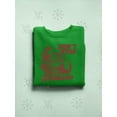 thumbnail image 3 of Don't Stop Believin' Christmas Santa Men's Sweatshirt, 3 of 4