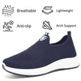 thumbnail image 4 of CHICVOMEY Women's Slip On Shoes - Lightweight & Breathable Mesh Walking Sneakers Arch Support & Memory Foam Cushion Comfort Non-Slip Walking Shoes for Work Casual, 4 of 5