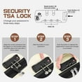 thumbnail image 3 of COBIZI Carry on Luggage Sets Hardside 20'' Carry on Suitcase with Spinner Wheels&TSA Lock,Lightweight 3 Piece Luggage Sets Beige, 3 of 11