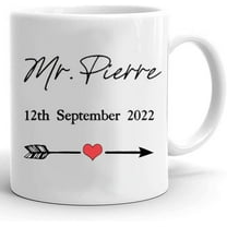 Wedding Mug, Mr And Mrs Mug, Wedding Gifts For Couple Husband & Wife 11oz 15oz Ceramic Coffee Gifts For Family Friend Men Women On Birthday Christmas Anniversary