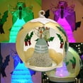 thumbnail image 5 of LED Glass Angel Ornament with Candle, 5 of 9