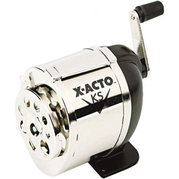 X-ACTO Pencil Sharpeners; Type: Pencil Sharpener ; Style: Table/Wall ; Power Source: Manual ; Number of Holes: 8.000 ; PSC Code: 7510