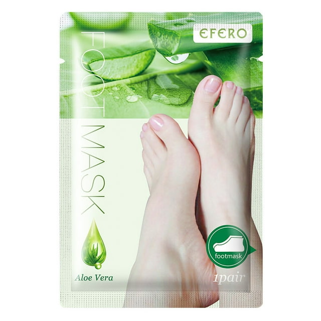 Foot Sock Exfoliating Pedicure Callus Peeling Sock Foot Dead Patch Unisex Peeling Dead Skin Remover Sheet, Aloe