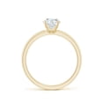 thumbnail image 2 of ANGARA Lab Grown Prong-Set Diamond Engagement Ring for Women in 14K Yellow Gold (Size-5.9mm| Color-F-G| Clarity-VS) | April Birthstone, Anniversary, Jewelry Gift for Women | Lab-Grown Diamond Ring, 2 of 8
