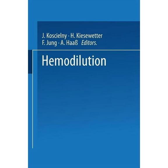 Hemodilution, (Paperback)