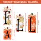 thumbnail image 5 of Decoración de otoño, 4 piezas de letreros de madera de otoño que incluyen decoraciones de mesa con bloques con letras de otoño, para la cosecha de granja, Acción de Gracias, hogar, oficina,, 5 of 5