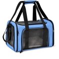 thumbnail image 1 of Transportines para gatos Transportín para perros Transportín para mascotas para gatos pequeños medianos Perros Cachorros de 15 libras, Transportín para perros pequeño aprobado por la aerolínea Tsa Lad Afortunado Sencillez, 1 of 5