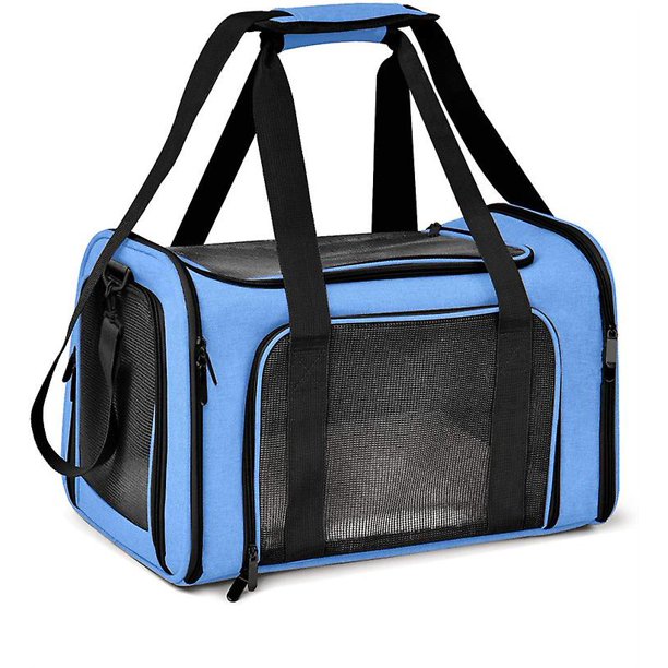 Transportines para gatos Transportín para perros Transportín para mascotas para gatos pequeños medianos Perros Cachorros de 15 libras, Transportín para perros pequeño aprobado por la aerolínea Tsa Lad Afortunado Sencillez