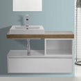 thumbnail image 2 of Nameeks Laf01 La Finese 41-3/10" Wall Mounted / Floating Vanity Set - Brown, 2 of 5