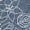 HEATHER BLUE, variant on Instant Message - Spring Floral Decorative Short Sleeve Graphic T-Shirt