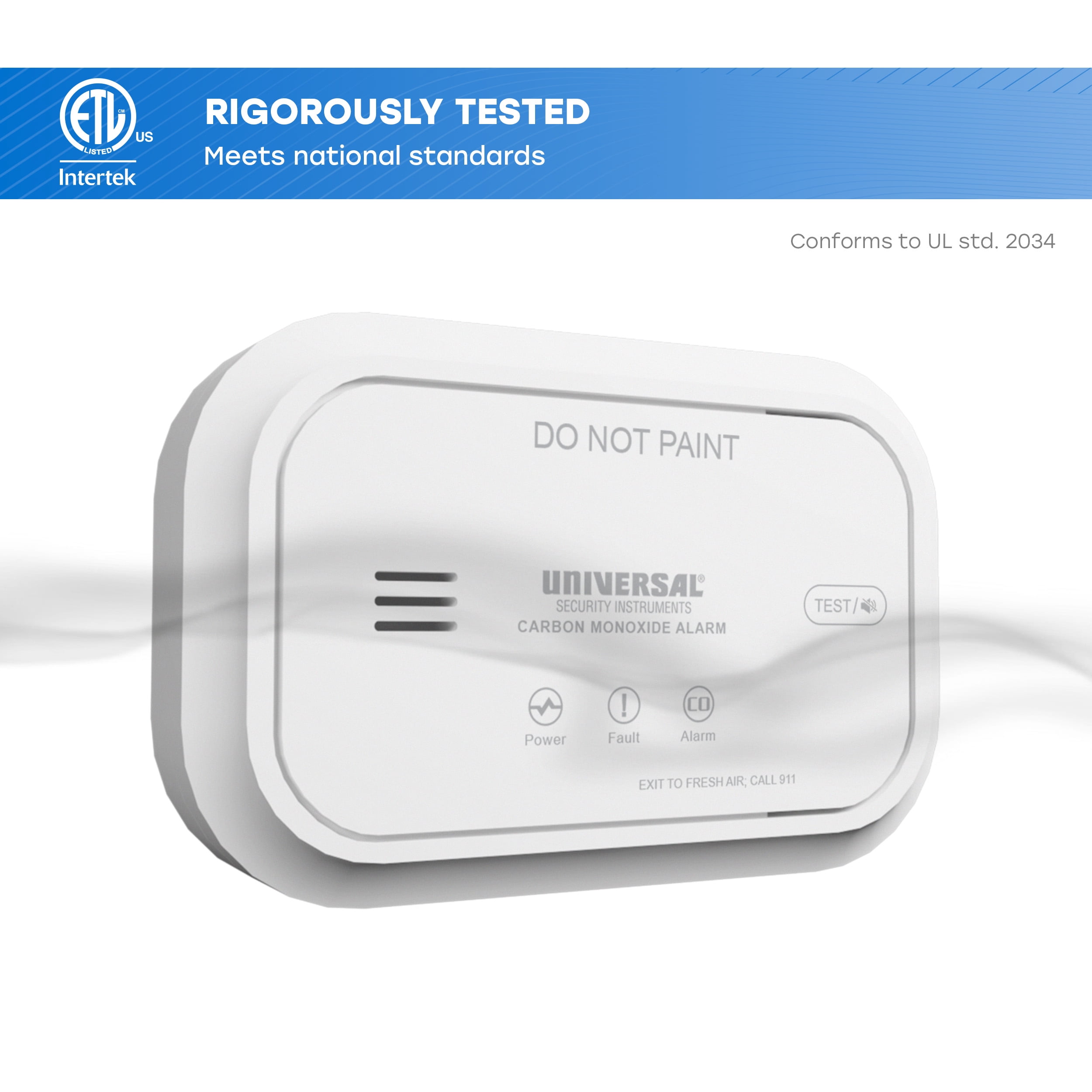 Universal Security Instruments Battery Carbon Monoxide Alarm