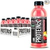 Protein2o + Electrolytes, Low Calorie Protein Infused Water, 15g Whey Protein Isolate, Strawberry Banana, 16.91 fl oz (pack of 12)