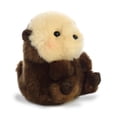 thumbnail image 3 of Peluche Aurora® Round Rolly Pet™ Smiles Sea Otter™, 3 of 3