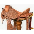 thumbnail image 6 of 17" Hilason Classic Series Hand-Made Rodeo Bronc American Leather Saddle, 6 of 8