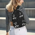 thumbnail image 5 of Lsque I love Math Pattern Canvas Daypack, Durable Backpack, High-quality Versatile Backpack,Vintage Compact Backpack-Small, 5 of 6