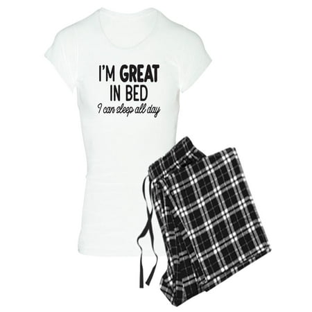 

CafePress - Great In Bed - Women s Light Pajamas