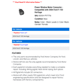 thumbnail image 2 of Power Window Motor Connector - Compatible with 2004 Ford F-150 Heritage, 2 of 2