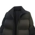 thumbnail image 5 of Men's Outerwear Jackets Sevevn Men's Puffer Jacket Stand Collar Zipper Coat with Pockets Quilted Jacket Outwear for Winter, 5 of 5