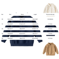 thumbnail image 3 of BMYJ Boys Collared Quarter Zip Knit Pullover Sweater, Polo Neck Long Sleeve Casual Sweater, Soft Knit Pullover for Toddler Boys, School Daily Fall Sweater (Khaki, 7-8 Years), 3 of 6