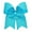 Blue, variant on Chixx Solid Plain Basic Cheer Dance Softball Bows - Hunter Green