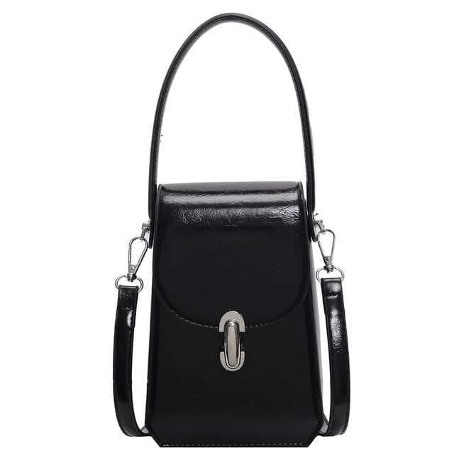 Cartera Bolso Hombro Cuero PU Sólido para Mujeres Viajes