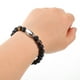 thumbnail image 3 of Pulsera de piedras naturales con dije de pelota de rugby, cadena de cuentas, pulsera elástica para hombre, 3 of 8