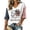 White, variant on Womens Tie Dye 9/11 Memorial V Neck T Shirt 25th Anniversary Never Forget Patriotic Graphic Tee 3/4 Sleeve Tops