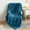 Blue, variant on Lilgiuy Flannel Jacquarded Throw Blanket for Couch, Soft Fuzzy Cozy Blanket for Women, Fleece Plush Thick Warm Blanket Gift for Winter, Coffee, 39.37x27.55in