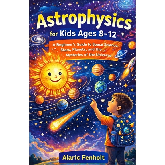 Astrophysics for Kids Ages 8-12: A Beginner's Guide to Space Science, Stars, Planets, and the Mysteries of the Universe, (Paperback)
