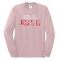 thumbnail image 3 of Normal Isnâ€™t Coming Back Jesus Is Inspirational/Christian Mens Long Sleeve Shirt, Light Pink, XX-Large, 3 of 5