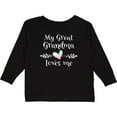 thumbnail image 3 of Inktastic My Great Grandma Loves Me Heart Great Grandchild Boys or Girls Long Sleeve Toddler T-Shirt, 3 of 5