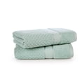 thumbnail image 5 of Ample Decor 100% Cotton Hand Towel for Kitchen Set of 2 Mint Green for Bathroom, Hotel, Spa, Gym, Kitchen - 18 X 28 Inch, 5 of 7