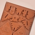 thumbnail image 6 of SPRING PARK 2Pcs Baking Tool House Chocolate Mold/3D Gingerbread House Cookie Mold DIY Max Biscuit baking tool, 6 of 6