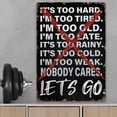 thumbnail image 6 of Motivational Quotes Tin Sign Let's Go Metal Signs Black Incentives Metal Wall Plaques Funny Signs Vintage Decor Wall Art DIY, 6 of 7