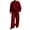 Red, variant on Fashion Men's Tracksuits 2 Piece Casual Athletic Sweatpants Jogging Outfits Crew Neck Long Sleeve Pullover Wide Leg Pants Track Suits for Men Set Red