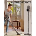 thumbnail image 3 of kalado Aspiradora Inalámbrica 26KPa, 6 En 1 Aspirador Vertical Antienredos 250W, Pantalla LED, 40 min Aspirador De Mano Silencioso,Batería Extraíble, Apto para Suelos Duros/Alfombras/Pelo De Mascotas, 3 of 5