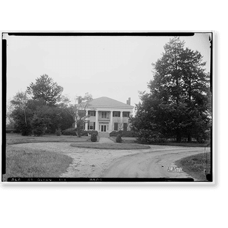 Historic Print, Elmoreland, U.S. Highway 241, Glenville, Russell County, AL, 16" x 20"