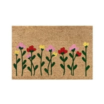 Welcome Matt Outdoor Tyeign 1Pcs Summer Floor Mats Holiday Mats Welcome Door Mats Polyester Door Mat Beach Non Slip Floor Mat Flower Doormat 1Pcs Door Mat Front Door Mat Outdoor Rug Bedroom Rug