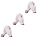 thumbnail image 3 of Sonducket 12 pares de guantes de algodón blanco para mujer, manopla de trabajo, guante de alta elasticidad para herramientas de limpieza de Type1 NO1, 3 of 6