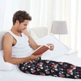 thumbnail image 5 of Honiee Rose Flowers for men - a sleek fusion of Straight Pajama Pants, versatile Lounge Pants, and cozy Sleepwear, all rolled into one-Large, 5 of 6