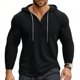 thumbnail image 1 of pstuiky Camisas para hombre de manga larga, Blusa/camisa informal y de moda para hombre, de color liso y con cuello vuelto top de hombre m, 1 of 8
