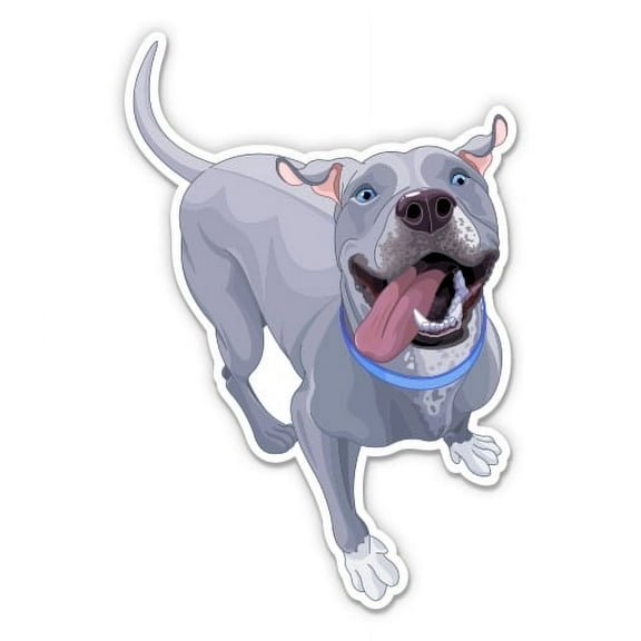 Pitbull - 3" Vinyl Sticker - For Car Laptop I-Pad Phone Helmet Hard Hat - Waterproof Decal