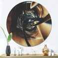 thumbnail image 2 of Designart 'Tangled Center Fractal 3D' Modern Wood Wall Clock, 2 of 5