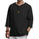 thumbnail image 1 of Blusas y camisas de manga corta y cuello redondo para hombre, blusas de verano cómodas y a la moda para hombre., 1 of 4