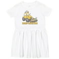 thumbnail image 3 of Inktastic Excavating Easter Bunnies Girls Toddler Dress, 3 of 5