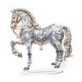thumbnail image 3 of Figura decorativa de acrílico con forma de caballo, estatua, escultura, regalo, con soporte Azul, 3 of 9