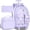 3PCS Purple Girls Rolling Backpack, variant on Rolling Backpack for Girls, 21 inch Water Resistant Roller School Bag with Wheels, Wheeled Backpacks Set for Teen Women Elementary Travel - Purple