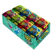 Juicy Drop, Assorted Sweet Bubble Gum with Sour Gel Application, 8 Pc, 16 Ct