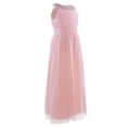 thumbnail image 2 of Alvivi Flower Girls Chiffon Dress Wedding Bridesmaid Maxi Gown Party Prom Costume 4-16, 2 of 7